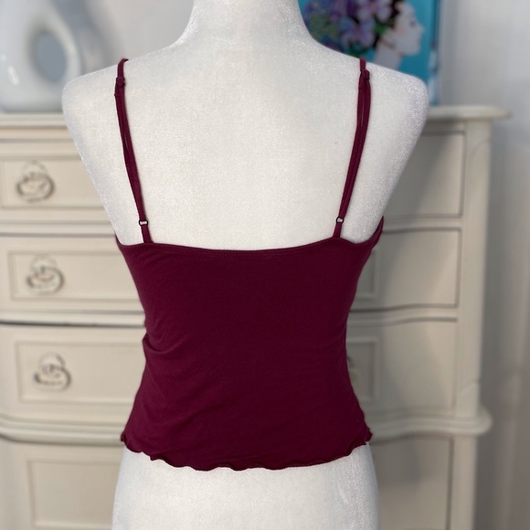 Vintage Betsey Johnson Ruched Cropped Cami - Picture 3 of 11